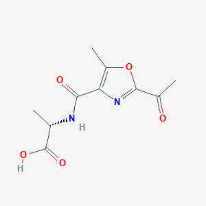 (S)-2-(2-Acetyl-5-methyloxazole-4-carboxamido)propanoic acid