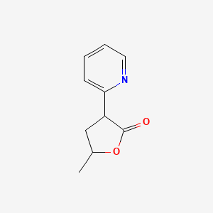 5-Methyl-3-(2-pyridyl)dihydro-2(3H)-furanone