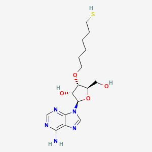 3'-O-(6-Sulfanylhexyl)adenosine