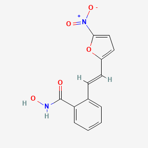 N-Hydroxy-2-(2-(5-nitrofuran-2-yl)vinyl)benzamide