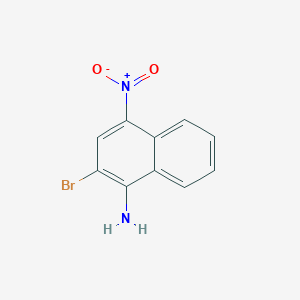 molecular formula C10H7BrN2O2 B1289876 2-Bromo-4-nitronaphthalen-1-amine CAS No. 63240-26-6