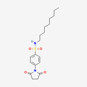 4-(2,5-Dioxopyrrolidin-1-YL)-N-nonylbenzenesulfonamide