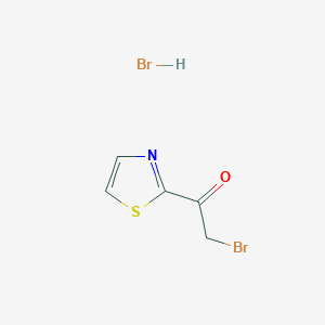 molecular formula C5H5Br2NOS B1289895 2-Bromo-1-(1,3-thiazol-2-yl)-1-ethanone hydrobromide CAS No. 199804-81-4