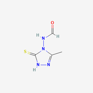 3-Methyl-5-thioxo-1,5-dihydro-4H-1,2,4-triazol-4-ylformamide