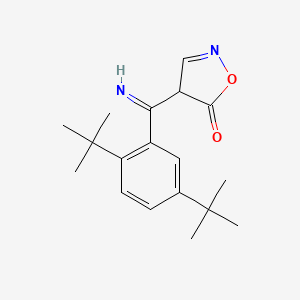 4-[(2,5-Di-tert-butylphenyl)(imino)methyl]-1,2-oxazol-5(4H)-one