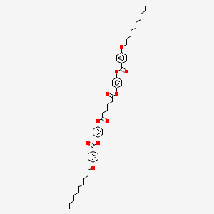 Bis(4-{[4-(decyloxy)benzoyl]oxy}phenyl) hexanedioate