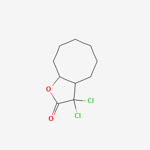 3,3-Dichlorooctahydrocycloocta[b]furan-2(3H)-one