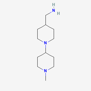 molecular formula C12H25N3 B1289906 1-(1'-Methyl-1,4'-bipiperidin-4-yl)methanamine CAS No. 883533-01-5