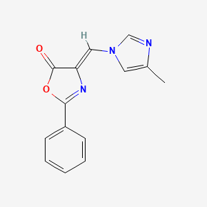 4-((4-Methyl-1H-imidazol-1-yl)methylene)-2-phenyloxazol-5(4H)-one