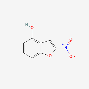 2-Nitro-1-benzofuran-4-ol