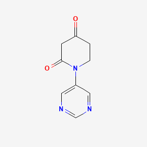 1-(Pyrimidin-5-yl)piperidine-2,4-dione