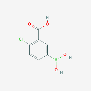 molecular formula C7H6BClO4 B1289912 5-Borono-2-chlorobenzoic acid CAS No. 913835-32-2