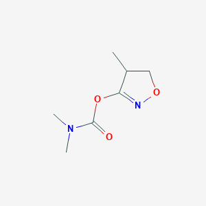 4-Methyl-4,5-dihydro-1,2-oxazol-3-yl dimethylcarbamate