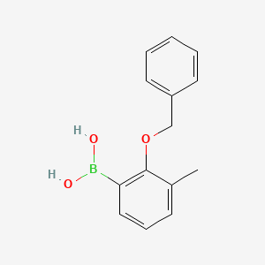 molecular formula C14H15BO3 B1289914 2-(Benzyloxy)-3-methylphenylboronic acid CAS No. 177190-68-0