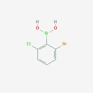 molecular formula C6H5BBrClO2 B1289917 2-Bromo-6-chlorophenylboronic acid CAS No. 1107580-65-3