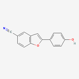 2-(4-Hydroxyphenyl)-1-benzofuran-5-carbonitrile