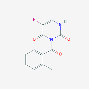 5-Fluoro-3-(2-methylbenzoyl)pyrimidine-2,4(1H,3H)-dione