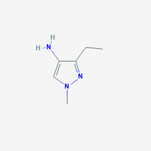 molecular formula C6H11N3 B1289929 3-ethyl-1-methyl-1H-pyrazol-4-amine CAS No. 1007541-11-8