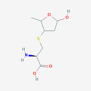 (2R)-2-Amino-3-((5-hydroxy-2-methyltetrahydrofuran-3-yl)thio)propanoic acid