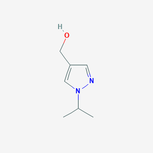 molecular formula C7H12N2O B1289932 (1-Isopropyl-1H-pyrazol-4-yl)methanol CAS No. 1007542-22-4