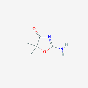 2-Amino-5,5-dimethyl-1,3-oxazol-4-one