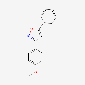 Isoxazole, 3-(4-methoxyphenyl)-5-phenyl-