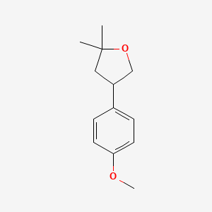 4-(4-Methoxyphenyl)-2,2-dimethyloxolane