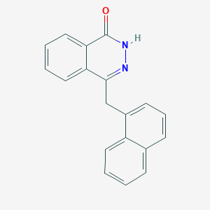 molecular formula C19H14N2O B12899414 4-(naphthalen-1-ylmethyl)phthalazin-1(2H)-one CAS No. 87849-90-9