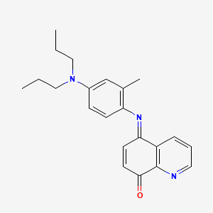 8(5H)-Quinolinone, 5-[[4-(dipropylamino)-2-methylphenyl]imino]-