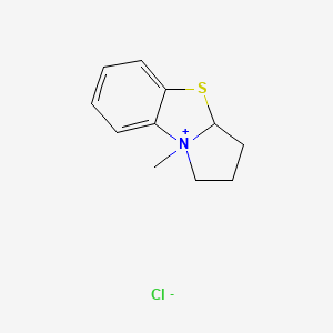 9-Methyl-1,2,3,3a-tetrahydropyrrolo[2,1-b][1,3]benzothiazol-9-ium chloride