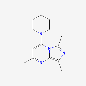 2,6,8-Trimethyl-4-(piperidin-1-yl)imidazo[1,5-a]pyrimidine