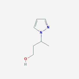 molecular formula C7H12N2O B1289948 3-(1H-pyrazol-1-yl)butan-1-ol CAS No. 1007517-63-6
