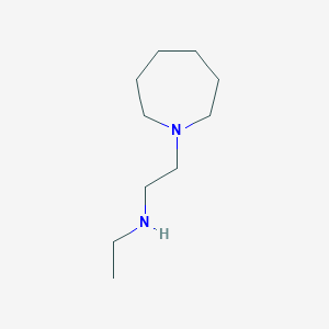 molecular formula C10H22N2 B1289957 N-(2-Azepan-1-ylethyl)-N-ethylamine CAS No. 55543-73-2