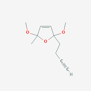 2-(But-3-yn-1-yl)-2,5-dimethoxy-5-methyl-2,5-dihydrofuran