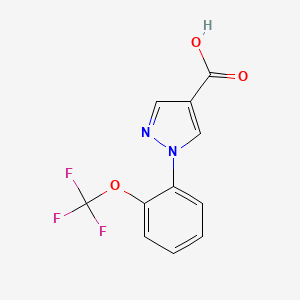 1-(2-(Trifluoromethoxy)phenyl)-1H-pyrazole-4-carboxylic acid