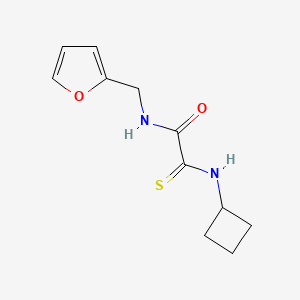 Acetamide, 2-(cyclobutylamino)-N-(2-furanylmethyl)-2-thioxo-