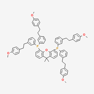 (9,9-Dimethyl-9H-xanthene-4,5-diyl)bis(bis(3-(4-methoxyphenethyl)phenyl)phosphine)