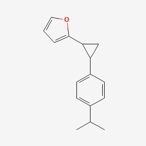 Furan, 2-[2-[4-(1-methylethyl)phenyl]cyclopropyl]-