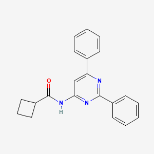 N-(2,6-diphenylpyrimidin-4-yl)cyclobutanecarboxamide