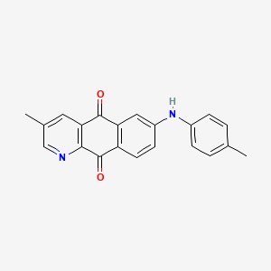 3-Methyl-7-(4-methylanilino)benzo[g]quinoline-5,10-dione