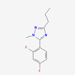 5-(2,4-Difluorophenyl)-1-methyl-3-propyl-1H-1,2,4-triazole