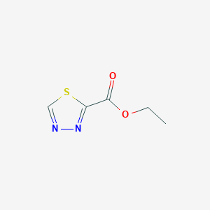 molecular formula C5H6N2O2S B1289985 1,3,4-噻二唑-2-甲酸乙酯 CAS No. 1378819-08-9