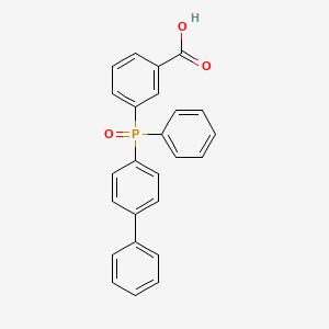 3-[([1,1'-Biphenyl]-4-yl)(phenyl)phosphoryl]benzoic acid