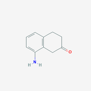 B1289986 8-Amino-3,4-dihydro-1H-naphthalen-2-one CAS No. 624729-74-4