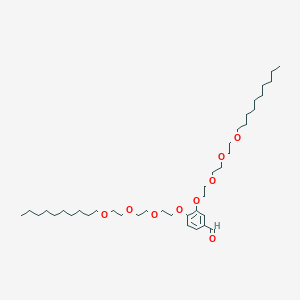 3,4-Bis(2-(2-(2-(decyloxy)ethoxy)ethoxy)ethoxy)benzaldehyde