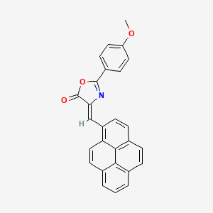 2-(4-Methoxyphenyl)-4-(pyren-1-ylmethylene)oxazol-5(4H)-one