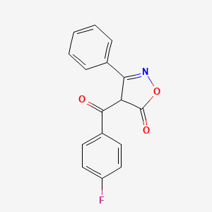 4-(4-Fluorobenzoyl)-3-phenyl-1,2-oxazol-5(4H)-one