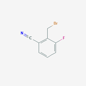 molecular formula C8H5BrFN B1289995 2-(Bromomethyl)-3-fluorobenzonitrile CAS No. 635723-84-1