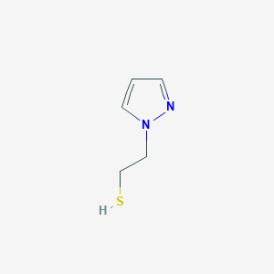 molecular formula C5H8N2S B1289999 2-(1H-pyrazol-1-yl)ethane-1-thiol 