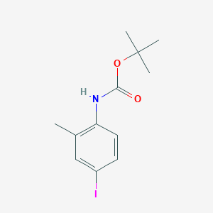 molecular formula C12H16INO2 B1290001 N-Boc-4-iodo-2-methylaniline CAS No. 666746-27-6